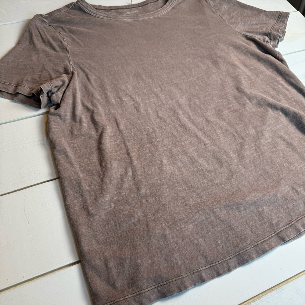UNIVERSAL THREAD for Target Short Sleeve Crew Neck Tee Shirt Mocha Brown Large - Picture 2 of 4